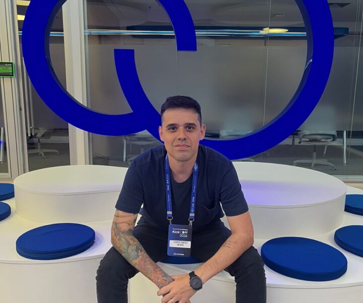 Leandro da GMZ.MOKE participando de evento da Nuvemshop com agências parceiras sobre o futuro do e-commerce.